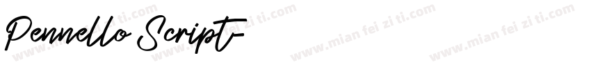 Pennello Script字体转换